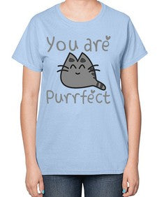 you are purrfect - cats-  Ladies T-Shirt