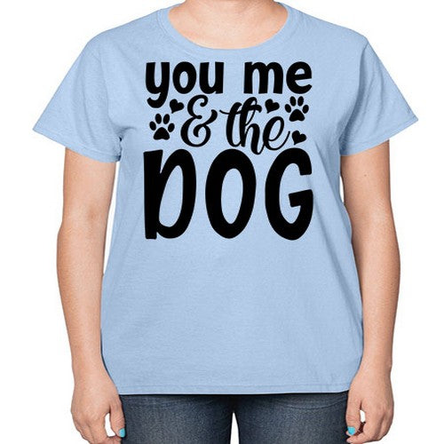 you me the dog Style 51# - dogs-  Ladies T-Shirt
