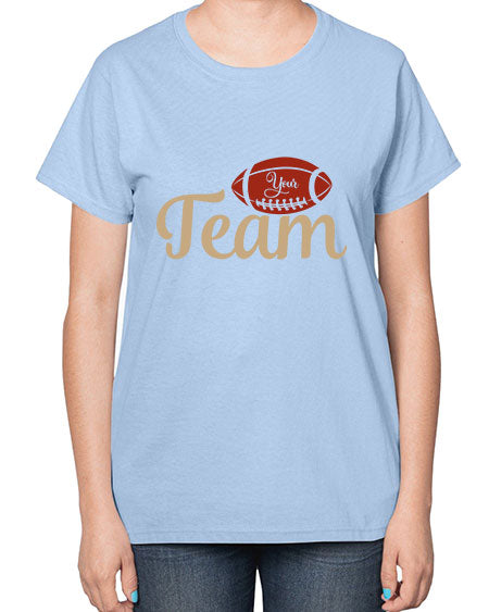 your team 2271# - softball-  Ladies T-Shirt