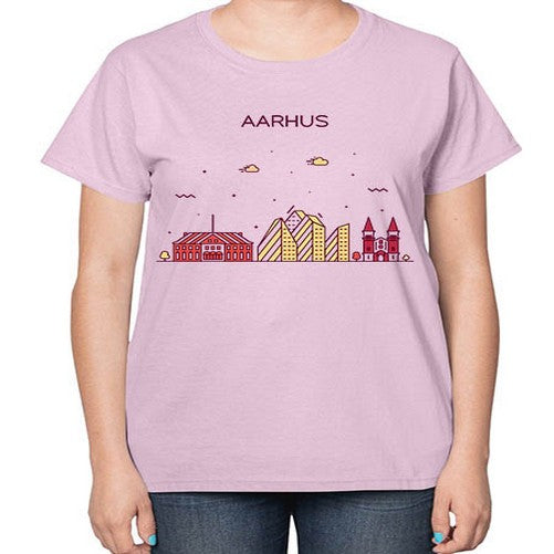 Aarhus 265# - cities-  Ladies T-Shirt