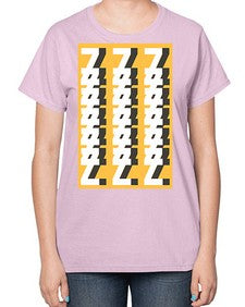 Abstract Shape 187# - art pop art-  Ladies T-Shirt