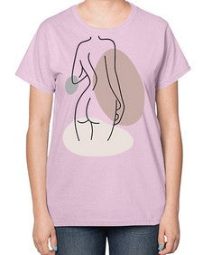 Abstract Shape 195# - art pop art-  Ladies T-Shirt