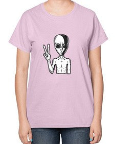 Alien 59# - ufo-  Ladies T-Shirt