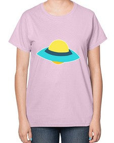 Alien 60# - ufo-  Ladies T-Shirt