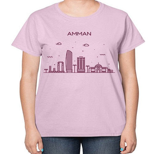 Amman 314# - cities-  Ladies T-Shirt