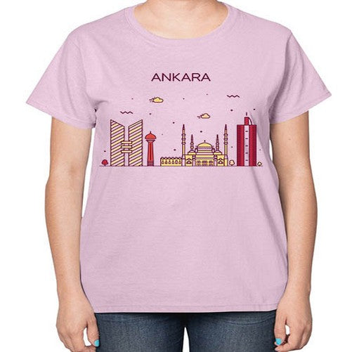 Ankara 332# - cities-  Ladies T-Shirt