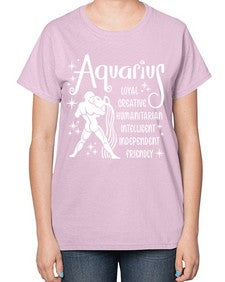 Aquarius 68# - aquarius-  Ladies T-Shirt