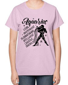 Aquarius 72# - aquarius-  Ladies T-Shirt