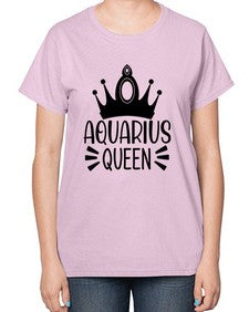 Aquarius queen 73# - aquarius-  Ladies T-Shirt