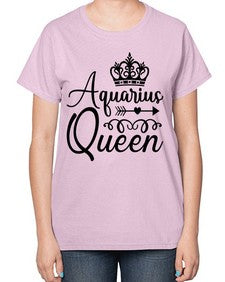 Aquarius queen 74# - aquarius-  Ladies T-Shirt