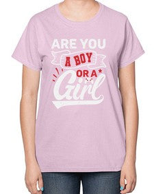 Are you a boy or a girl 2# - video games-  Ladies T-Shirt