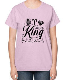 Aries king 111# - aries-  Ladies T-Shirt