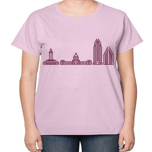 AustinTX 381# - cities-  Ladies T-Shirt
