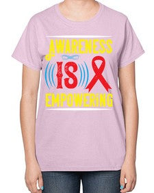 Awareness is empowering Style 6# - Self awareness-  Ladies T-Shirt