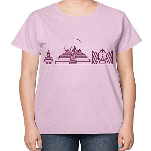 Bali 396# - cities-  Ladies T-Shirt