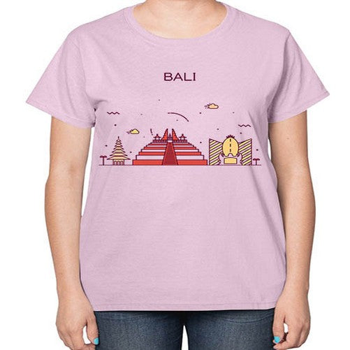 Bali 397# - cities-  Ladies T-Shirt