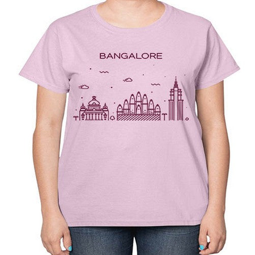 Bangalore 399# - cities-  Ladies T-Shirt