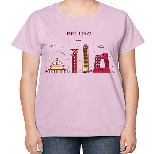 Beijing 428# - cities-  Ladies T-Shirt