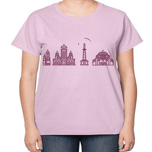 Belgrade 439# - cities-  Ladies T-Shirt