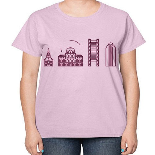 Boston 479# - cities-  Ladies T-Shirt
