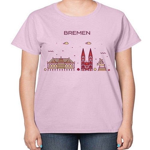 Bremen 493# - cities-  Ladies T-Shirt