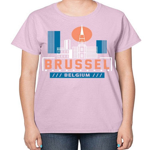 Brussel 504# - cities-  Ladies T-Shirt