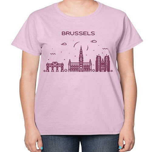Brussels 506# - cities-  Ladies T-Shirt
