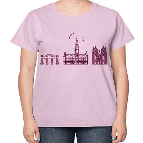 Brussels 507# - cities-  Ladies T-Shirt