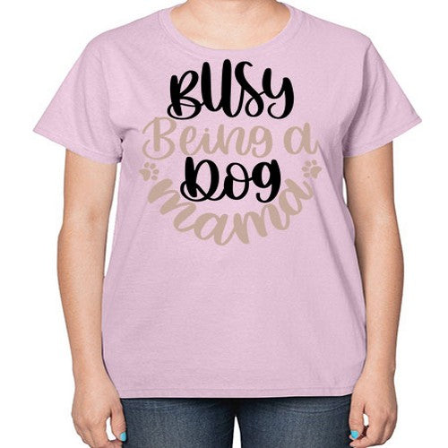 Busy Being A Dog Style 32# - dogs-  Ladies T-Shirt