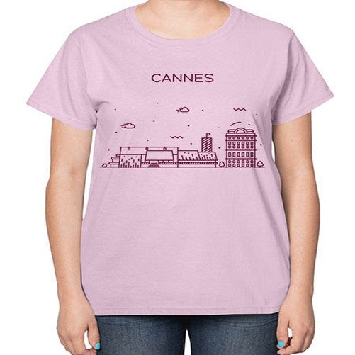 Cannes 543# - cities-  Ladies T-Shirt