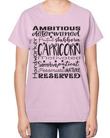 Capricorn 566# - capricorn-  Ladies T-Shirt