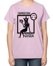 Capricorn queen 194# - capricorn-  Ladies T-Shirt