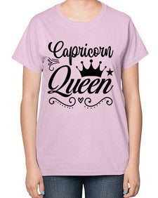 Capricorn queen 196# - capricorn-  Ladies T-Shirt
