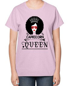 Capricorn queen 197# - capricorn-  Ladies T-Shirt