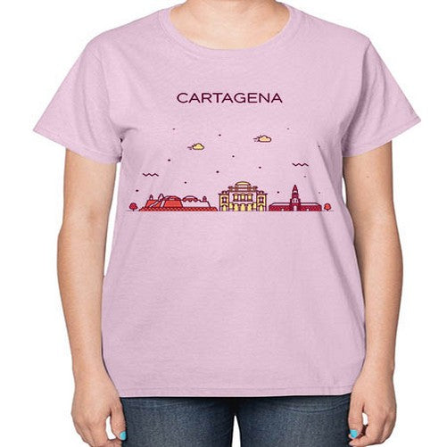 Cartagena 549# - cities-  Ladies T-Shirt