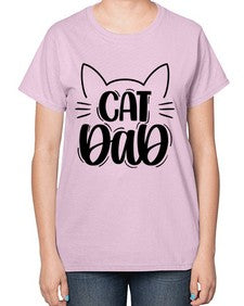 Cat Dad Style 81# - cats-  Ladies T-Shirt
