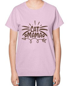 Cat Mama Style 5# - cats-  Ladies T-Shirt