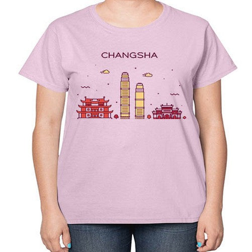 Changsha 555# - cities-  Ladies T-Shirt