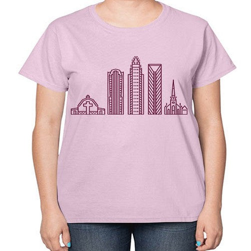 CharlotteNC 559# - cities-  Ladies T-Shirt
