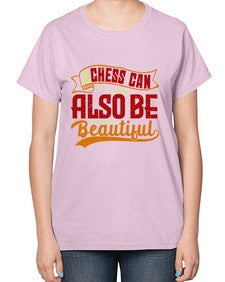 Chess can also be beautiful 65# - chess-  Ladies T-Shirt