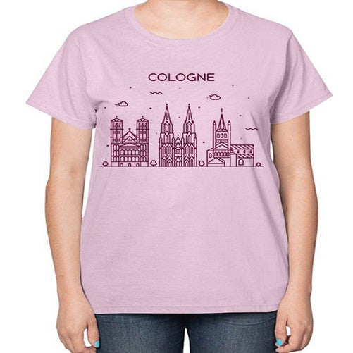 Cologne 593# - cities-  Ladies T-Shirt