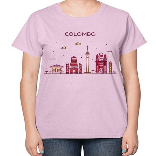 Colombo 599# - cities-  Ladies T-Shirt