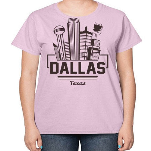 Dallas 645# - cities-  Ladies T-Shirt