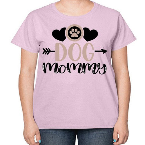 Dog Mommy Style 25# - dogs-  Ladies T-Shirt