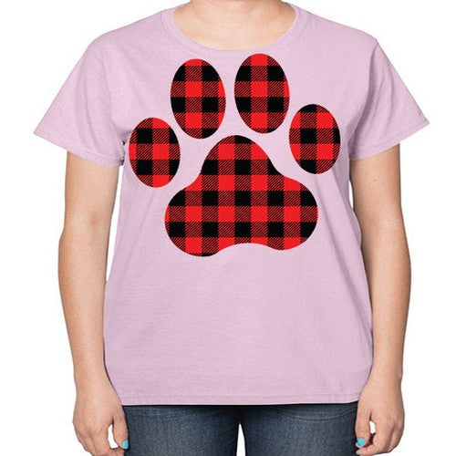 Dog Paw Style 94# - dogs-  Ladies T-Shirt