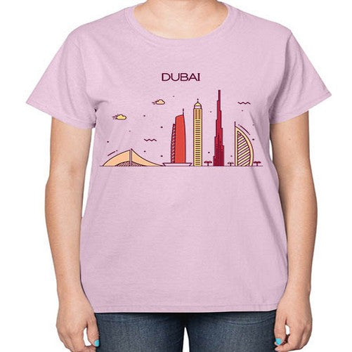 Dubai 688# - cities-  Ladies T-Shirt