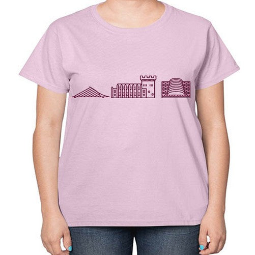 Dublin 692# - cities-  Ladies T-Shirt