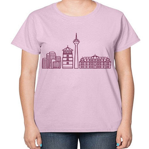 Dusseldorf 697# - cities-  Ladies T-Shirt