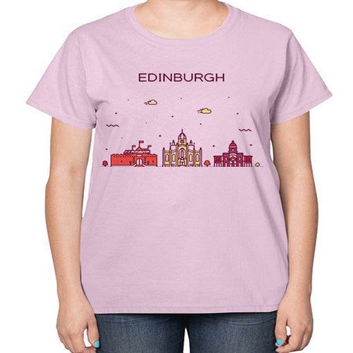 Edinburgh 703# - cities-  Ladies T-Shirt