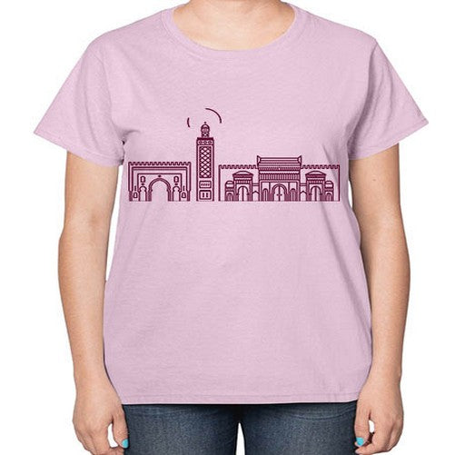 Fez 719# - cities-  Ladies T-Shirt